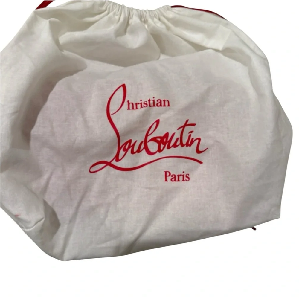 Red Christian Loubationl Studded Women's Bag